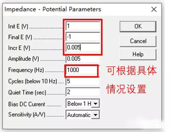 圖12. 測試設置界面2