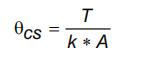 Theta-cs (θcs) 計(jì)算
